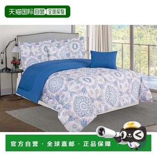 自营Bibb Home 5 Piece Comforter Set with Decorative Pillows