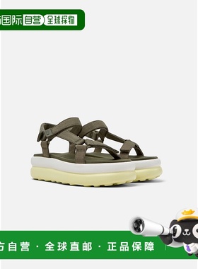 自营camper凉鞋女式露营鞋Pelotas Flota Up-绿色 美国奥莱直发