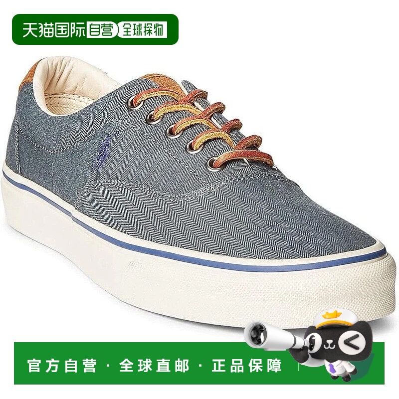 自营Polo Ralph Lauren Keaton Sneaker Men's Denim Blue Herrin