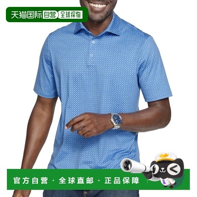 自营johnston & murphyXc4 Performance Print Polo In Geo Circl