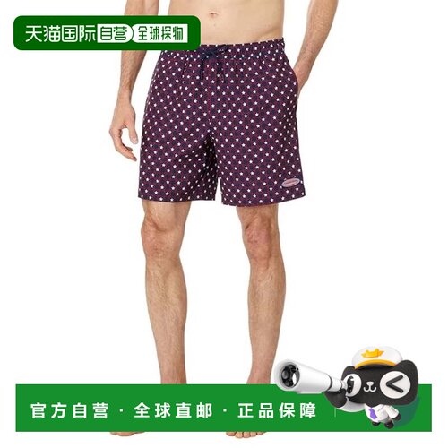 自营Vineyard Vines Chappy男士酒红色弹力抽绳腰部GBO3963-红色