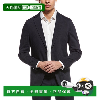 自营Theory Clinton Linen-Blend Blazer - white 美国奥莱直发