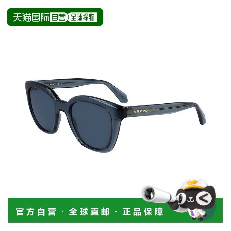 自营salvatore ferragamo菲拉格慕女式SF2000S 52mm太阳镜-白色