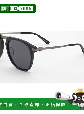 自营 Trussardi女式55mm黑色太阳镜-黑色 美国奥莱直发