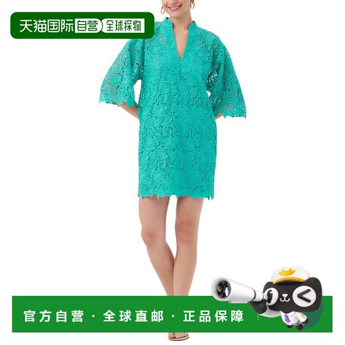 自营Trina Turk Piazzeta Mini Dress - blue 美国奥莱直发