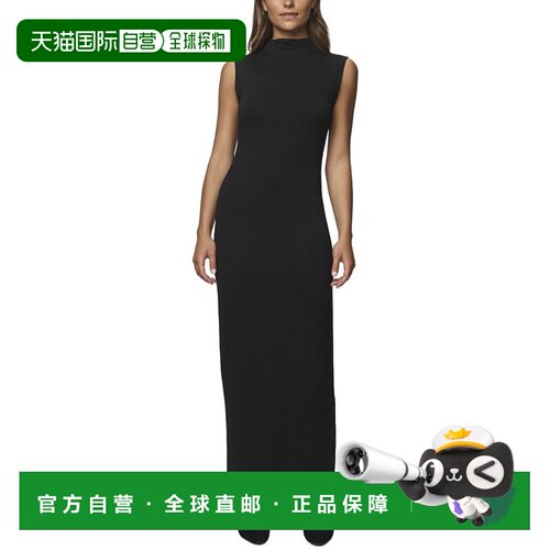 自营Splendid Supersoft Trim Dress - black 美国奥莱直发