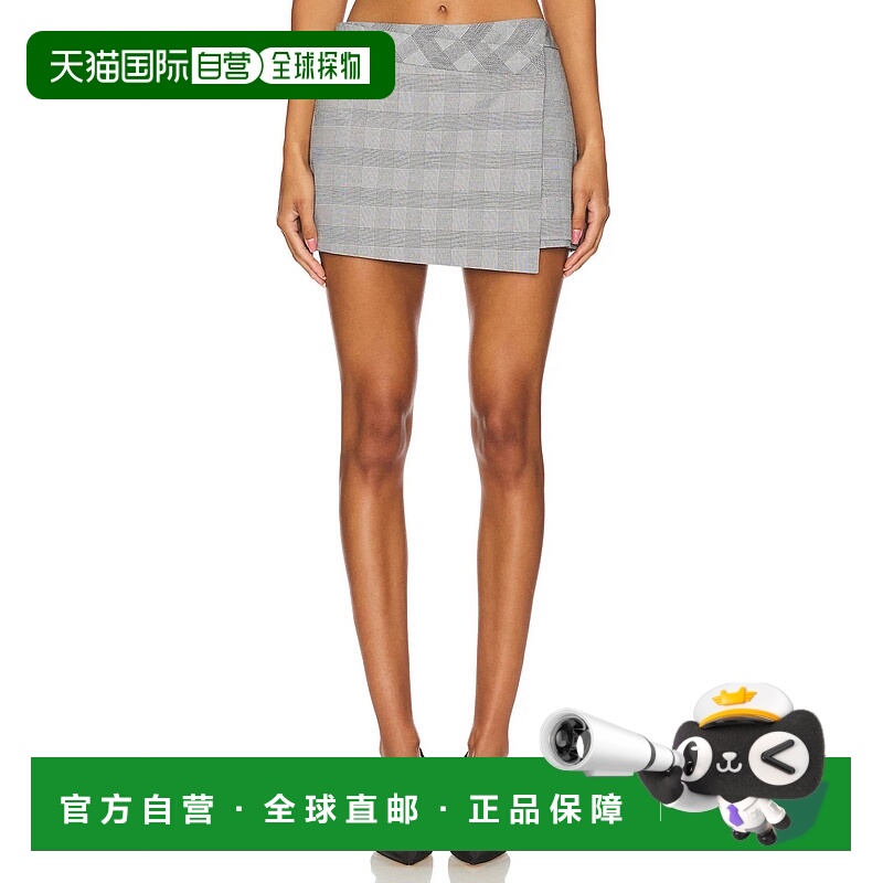 自营amanda uprichardLissa Mini Skort In Business Plaid - bus