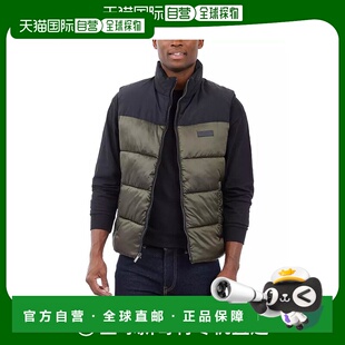 【美国直邮】Michael Kors 男士重磅绗缝羽绒背心 时尚防寒无袖外