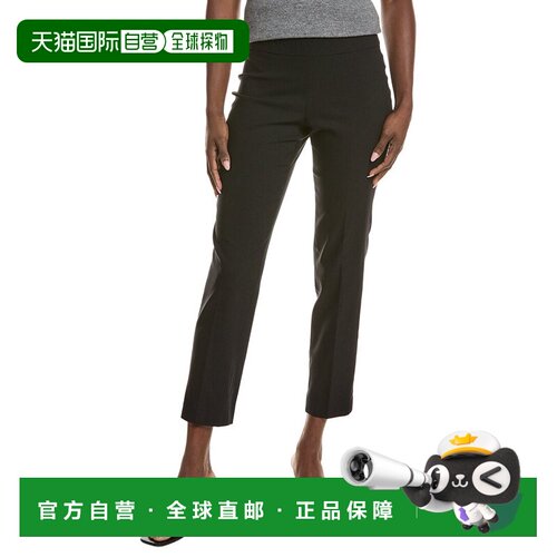 自营Jones New York Pull-On Wide Waistband Straight Ankle Pan