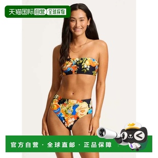 自营Women's Seafolly Ciao Bella Bikini Bottom True Navy High