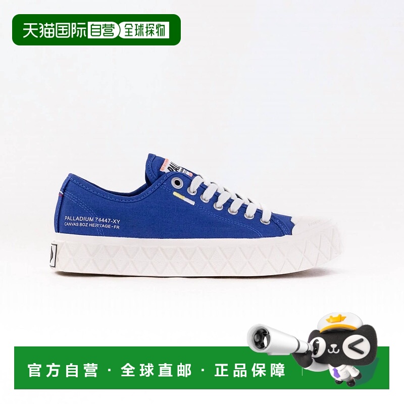 自营palladium复古蓝女式Palla Ace Cvs有机运动鞋-复古蓝 美国奥