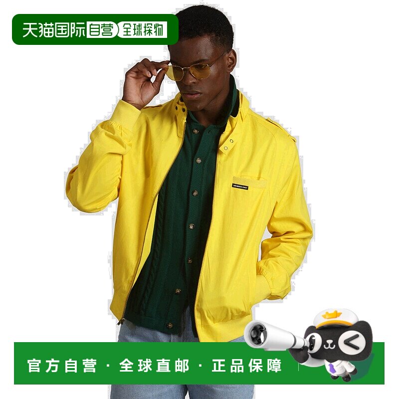 自营members only男士经典标志性赛车夹克（修身）- 黄色 美国奥
