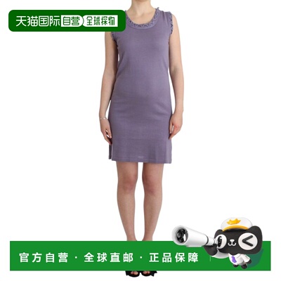 自营John Galliano cotton jersey Women's dress - purple 美国