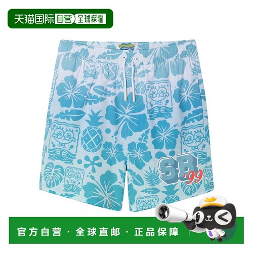 自营Andy & Evan x SpongeBob SquarePants Board Short - blue