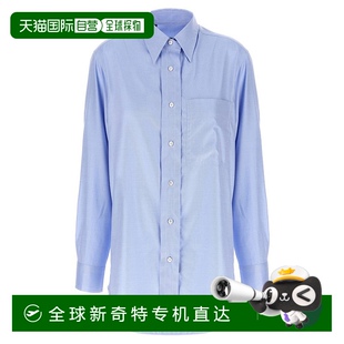 自营 美国奥莱直发 brioni海岛棉衬衫 蓝色