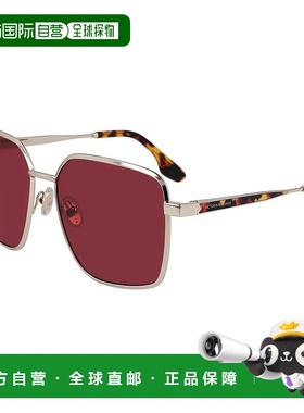 自营Victoria Beckham Metal Women's Sunglasses - gold 美国奥