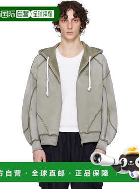 1h可退 香港直邮潮奢 Tom Ford 汤姆 福特 男士 灰色 Surf 连帽衫