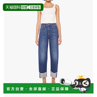 Cuff Fray High 自营motherHalf Barrel Ankle Waisted Jean Pipe