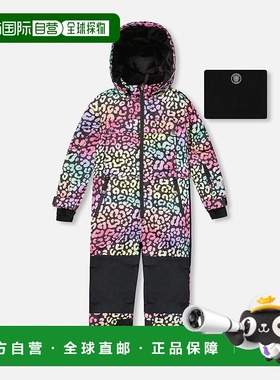 自营deux par deuxOne-Piece Teknik Snowsuit Rainbow Leopard -