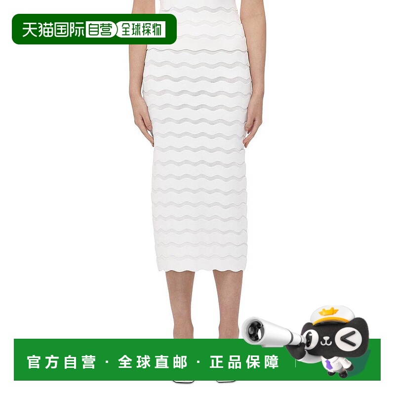 1h可退 【美国直邮】herve leger 女士 半身裙包臀裙针织裙