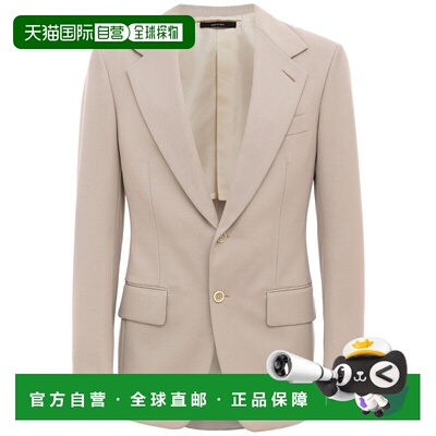 自营Tom Ford Wool Men's Blazer - Beige 外套美国直发奥莱