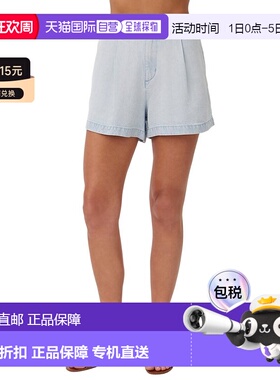 自营Bella Dahl Pleated Short - Red 美国直发奥莱短裤