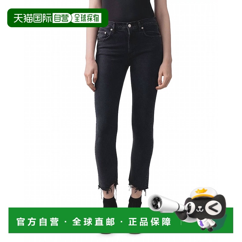 自营 agoldeToni Mid Rise Straight Jeans In Feral - feral 美