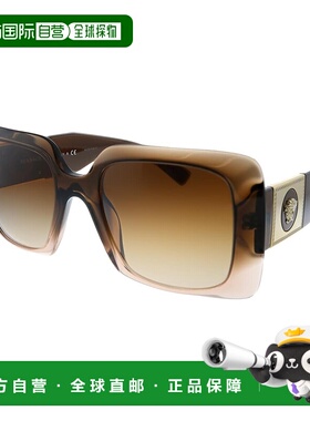 自营Versace  VE 4405 533213 Womens Rectangle Sunglasses - br