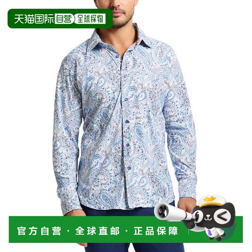 自营Robert Graham Muir Knit Shirt - blue 美国奥莱直发花衬衫