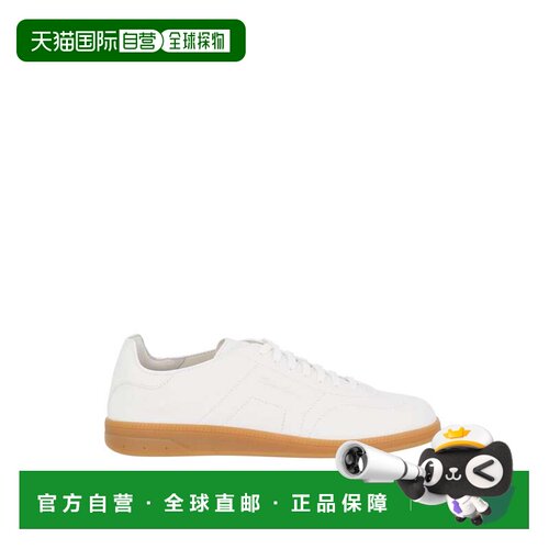 自营santoniOly-Cube软皮网球运动鞋-白色 美国奥莱直发