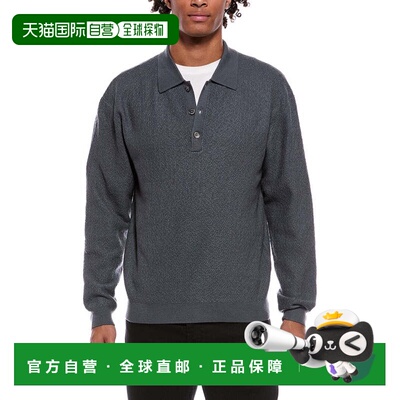 自营frame denimFRAME羊毛Polo衫-灰色 美国奥莱直发