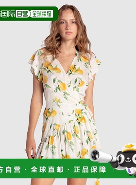 自营 belle & bloomLove Shack迷你裹身连衣裙-果园 美国奥莱直发