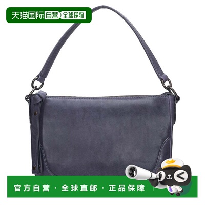 自营Frye Melissa Leather Crossbody - eggplant 美国奥莱直发