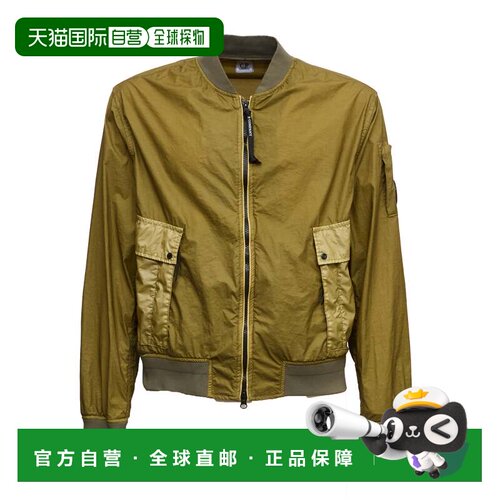 自营c.p. companyBi Tm全拉链夹克-金色 美国奥莱直发