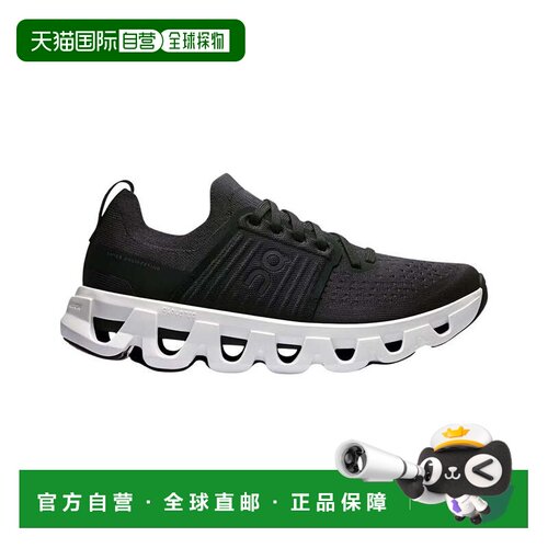 自营On Running Cloudswift 4 Sneaker - black white 美国奥莱直