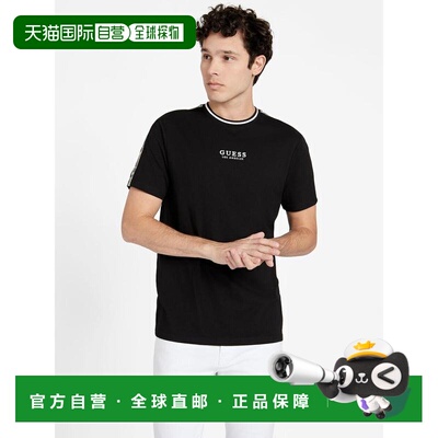 1h可退 【美国直邮】Guess Factory|Manny 格子圆领 T 恤