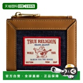 自营True 美国奥 深色牛仔布 Religion 佛像贴片小号牛仔钱包