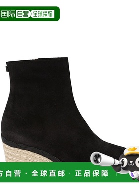 自营salvatore ferragamoCanaria Suede Booties - black 美国奥