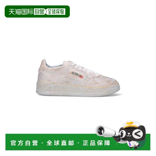 自营autry圆头低帮运动鞋-白色 美国奥莱直发厚底