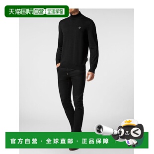 黑色 自营 plein高领 美国奥莱直发半高领 philipp