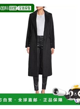 1h可退 【美国直邮】Sam Edelman Reefer 羊毛混纺大衣 女装毛呢