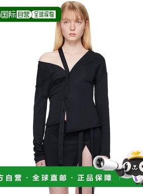 1h可退 香港直邮潮奢 Jade Cropper 女士 海军蓝束带衬衫 SS20240