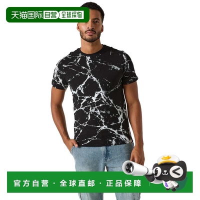 自营guessEco Avery Crewneck Tee - black 美国奥莱直发