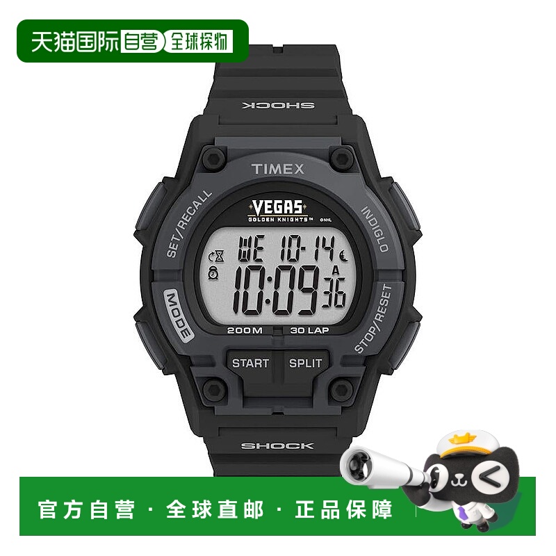 自营 Timex致敬NHL男士手表-黑色 美国奥莱直发天美时