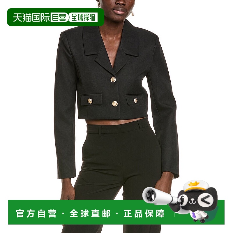 自营Endless Rose Classic Short Buttoned Jacket - black 美国