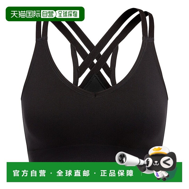 自营SPANX现在看我低冲击运动内衣-黑色 美国奥莱直发