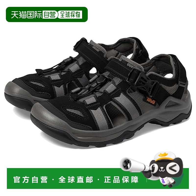 1h可退 香港直邮潮奢 Teva 男士 Omnium 2 凉鞋 black黑色 舒适时