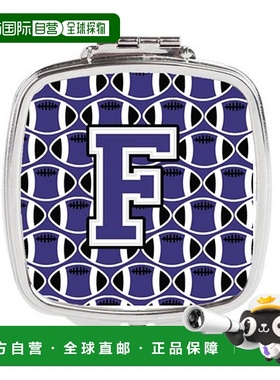 自营 Carolines Treasures CJ1068-FSCM 字母 F 足球紫色和正品