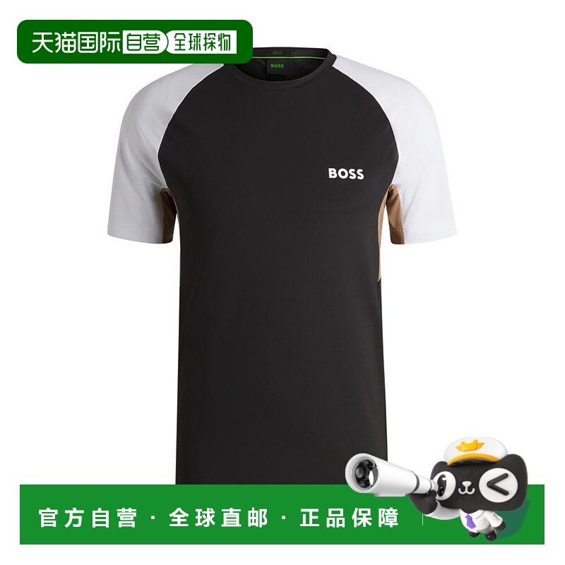 1h可退 【美国直邮】hugo boss 男士 上装T恤男装修身潮牌设计感