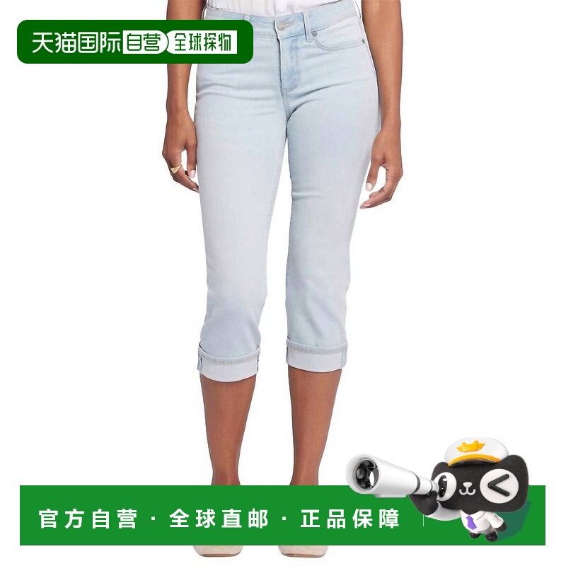 自营nydjMarilyn Crop Cuff Jean In Oceanfront - oceanfront 美